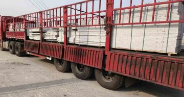 朔州 白麻荔枝面外墙干挂，工厂装车日常