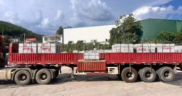 朔州 芝麻灰花岗岩地铺石出货日常