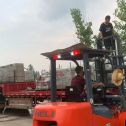 朔州 黄金麻冰裂纹，地铺石装车