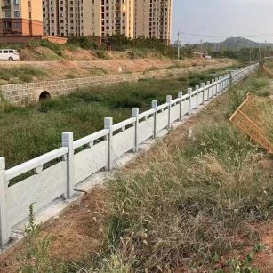 朔州 白麻河道栏杆效果展示图