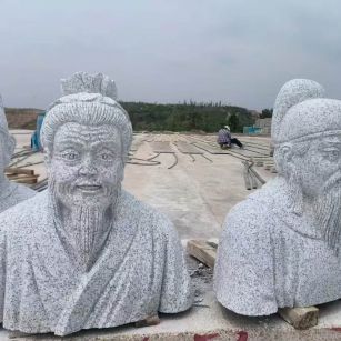 朔州 白麻花岗岩石材人物立体雕刻