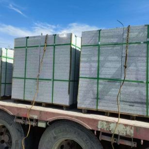 朔州 芝麻白花岗岩地铺石装车日常