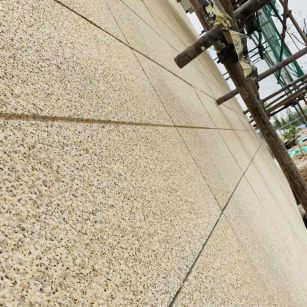 朔州 黄金麻花岗岩荔枝面外墙干挂石材效果示例