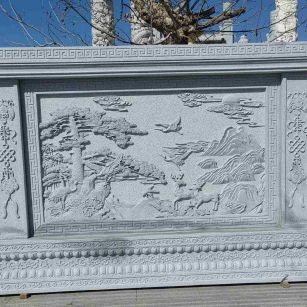 朔州 芝麻白大型照壁，屏风，影壁