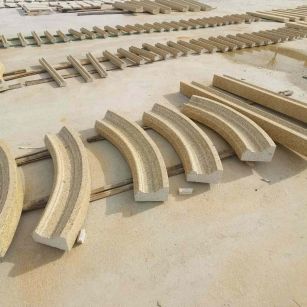 朔州 黄金麻花岗岩别墅线条