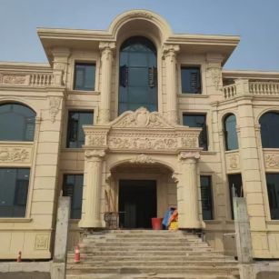 朔州 黄金麻花岗岩别墅外墙干挂