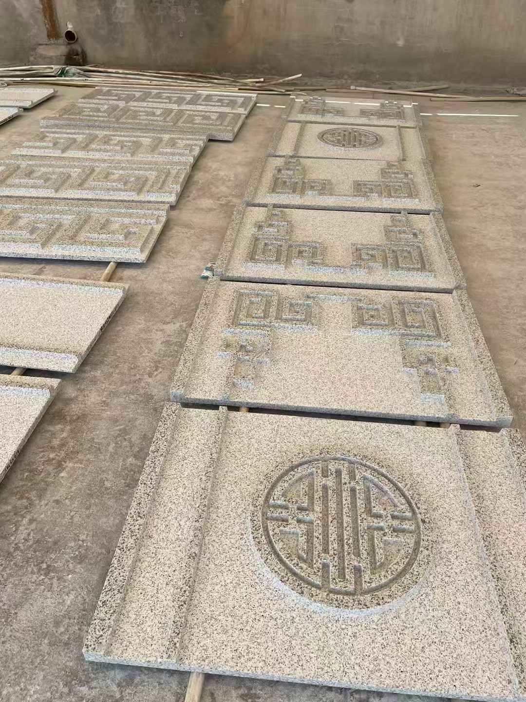 朔州 白麻花岗岩外墙立面雕刻板