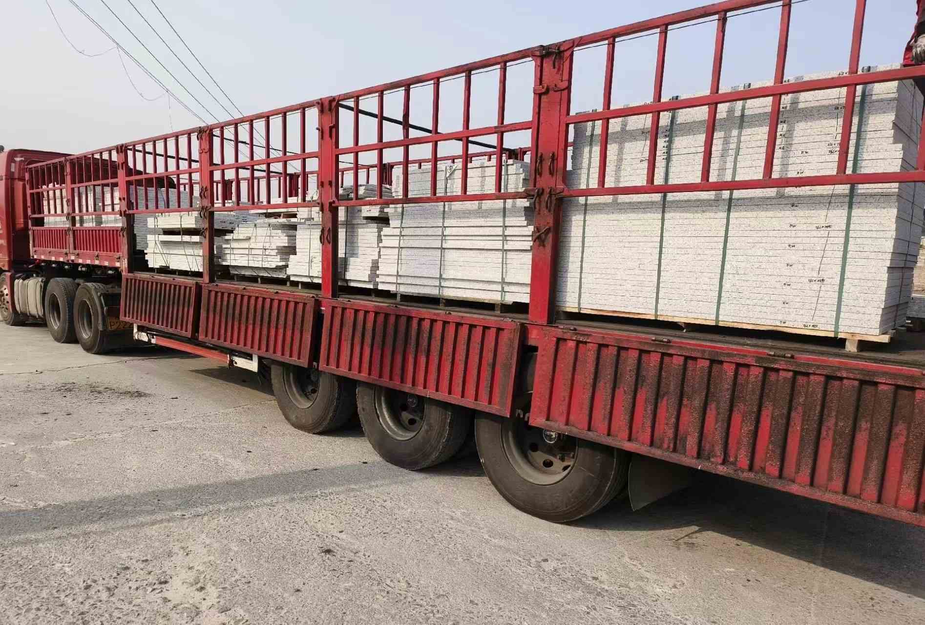 朔州 白麻荔枝面外墙干挂，工厂装车日常