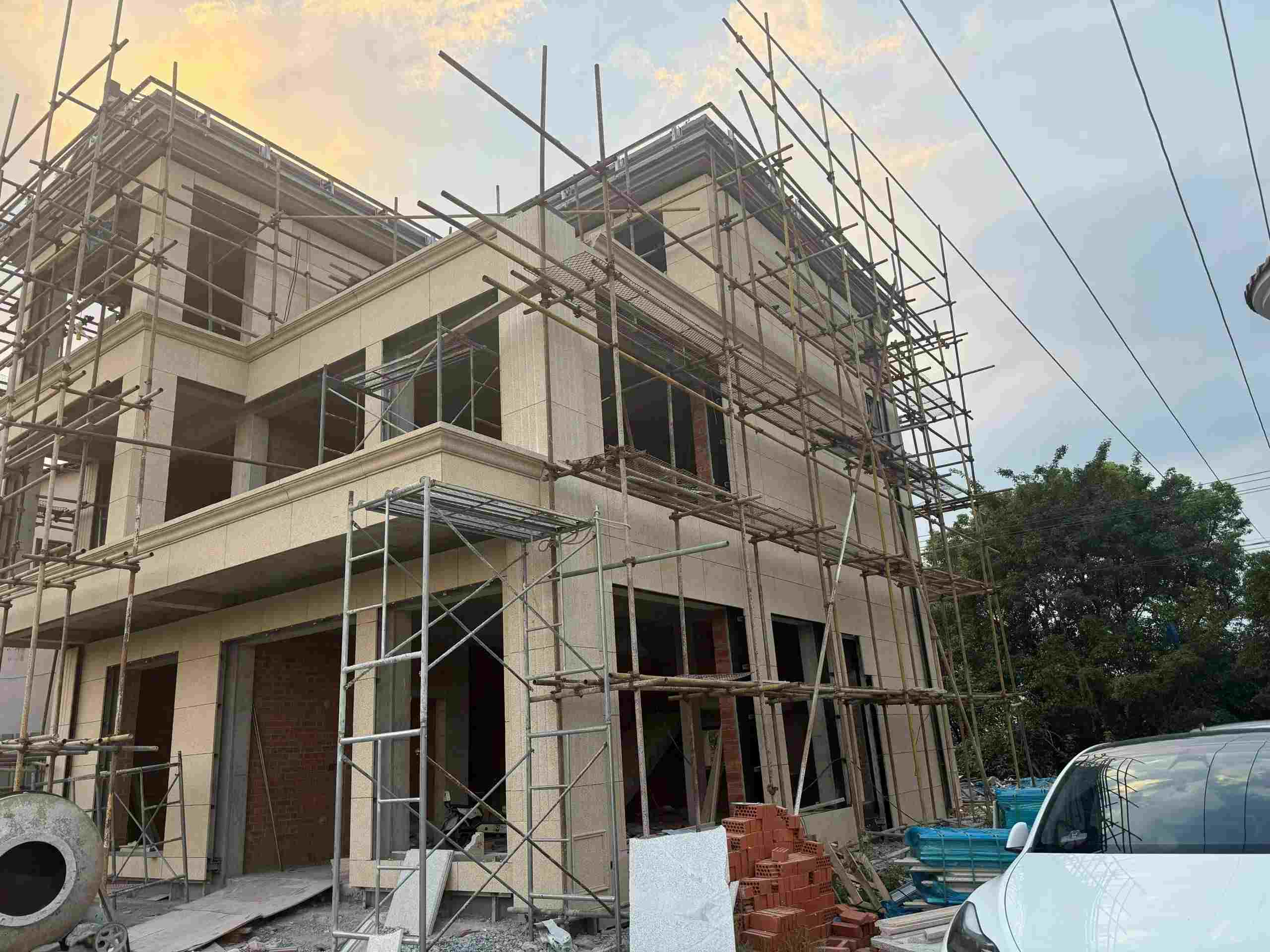 朔州 黄金麻荔枝面花岗岩外墙干挂