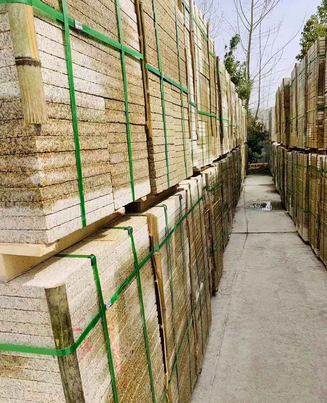 朔州 黄金麻花岗岩荔枝面地铺石