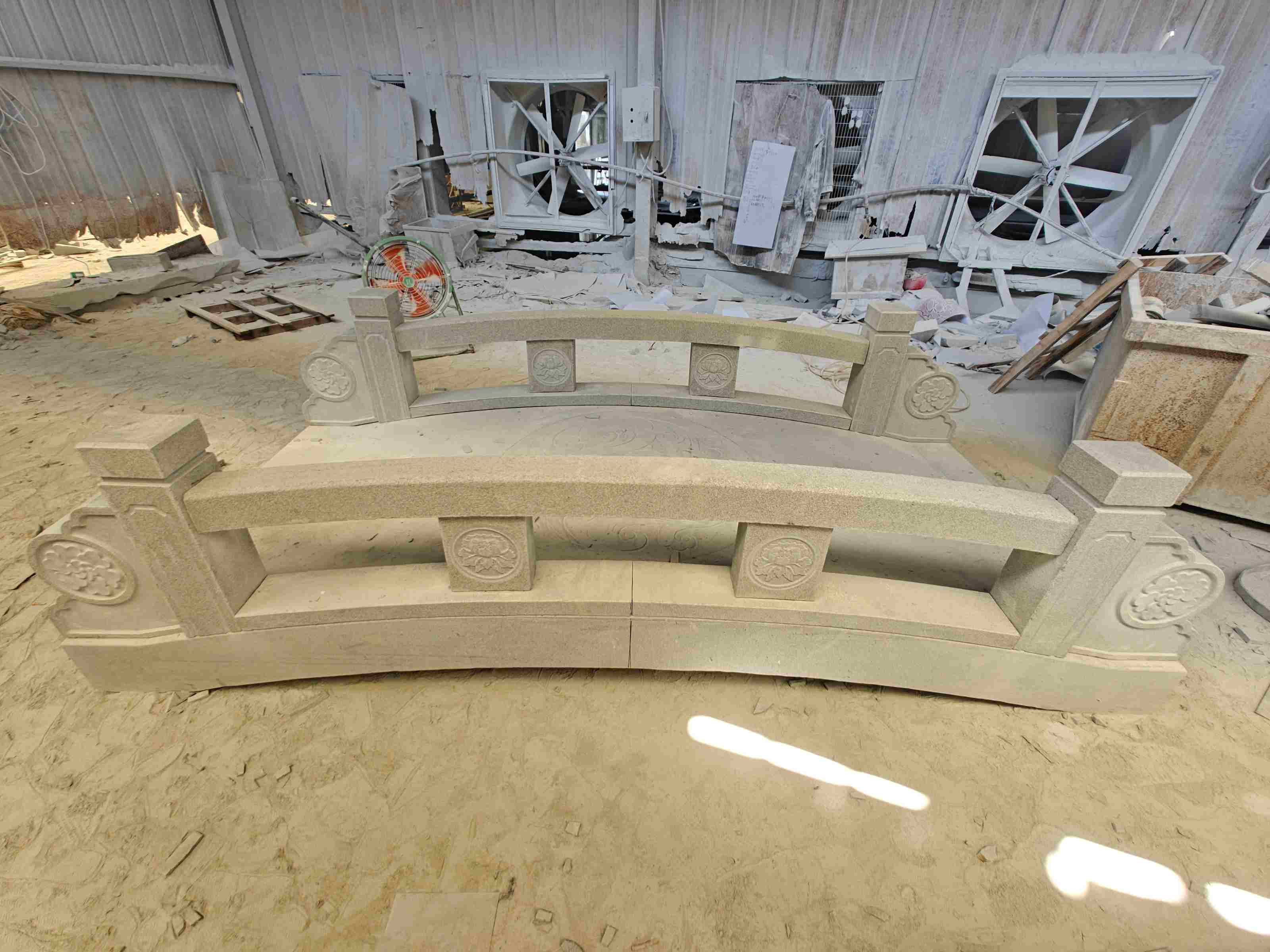 朔州 芝麻灰花岗岩异形加工-拱桥，石桥