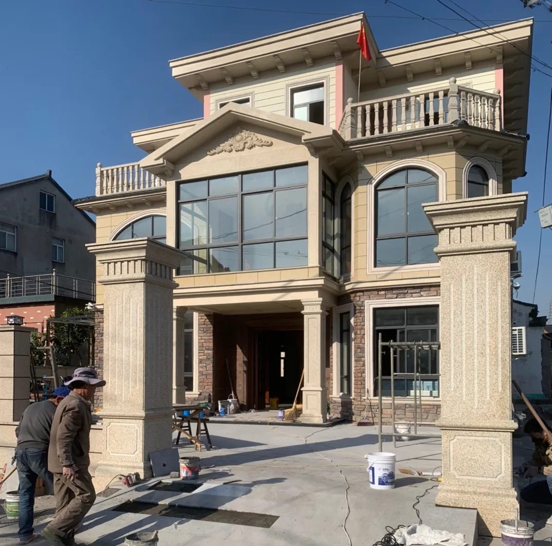 朔州 黄金麻花岗岩荔枝面别墅外墙干挂私家专属