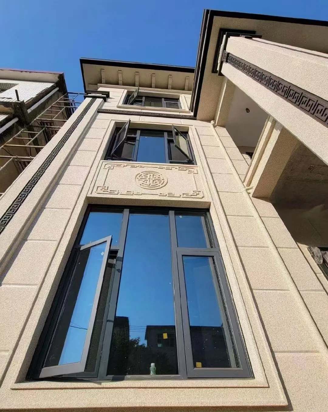 朔州 黄金麻荔枝面别墅外墙干挂效果展示