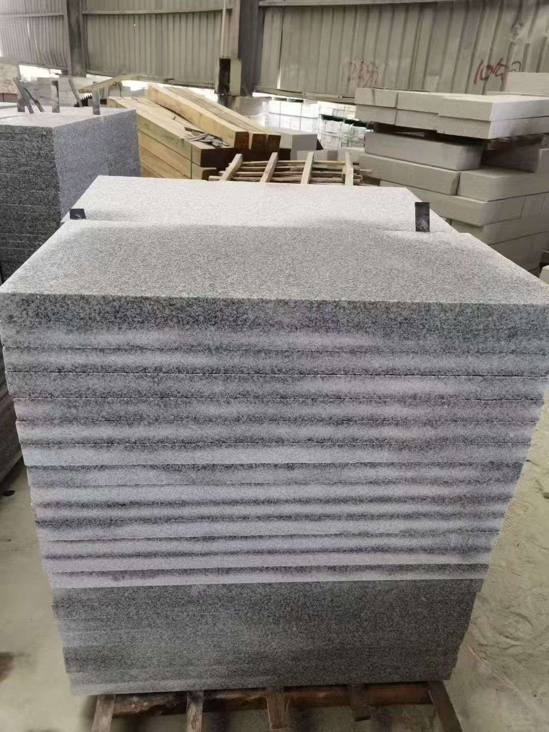 朔州 芝麻白5公分火烧地铺成品，900*400，规格可定制