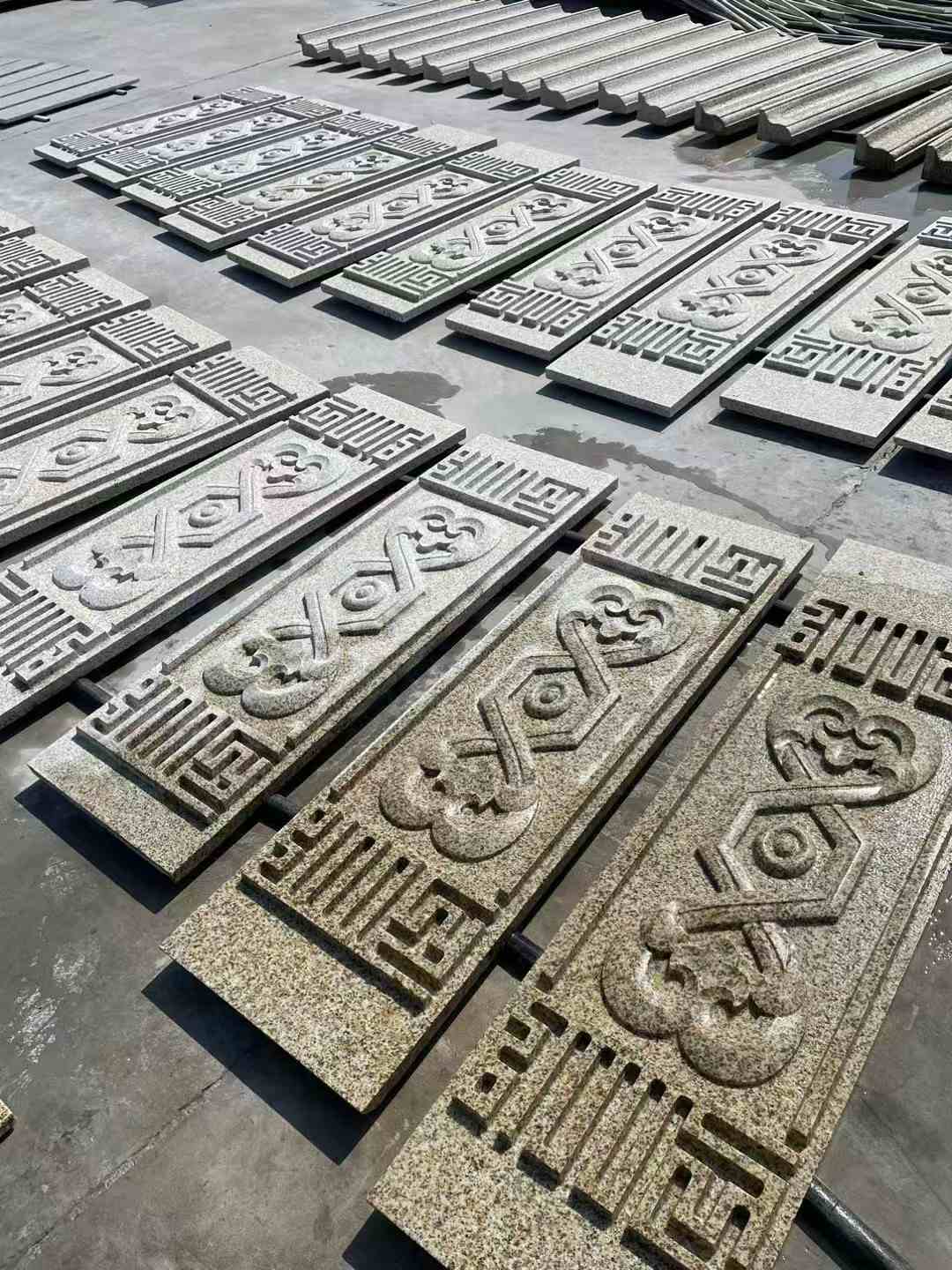 朔州 黄金麻花岗岩外墙雕刻板